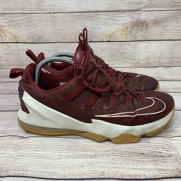 Nike Mens Lebron XIII 831925-610 Red Running Shoes Sneakers Size 10.5