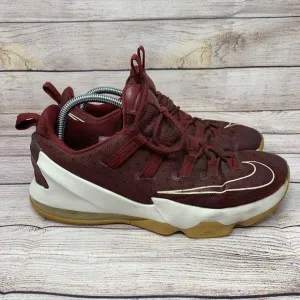 Nike Mens Lebron XIII 831925-610 Red Running Shoes Sneakers Size 10.5