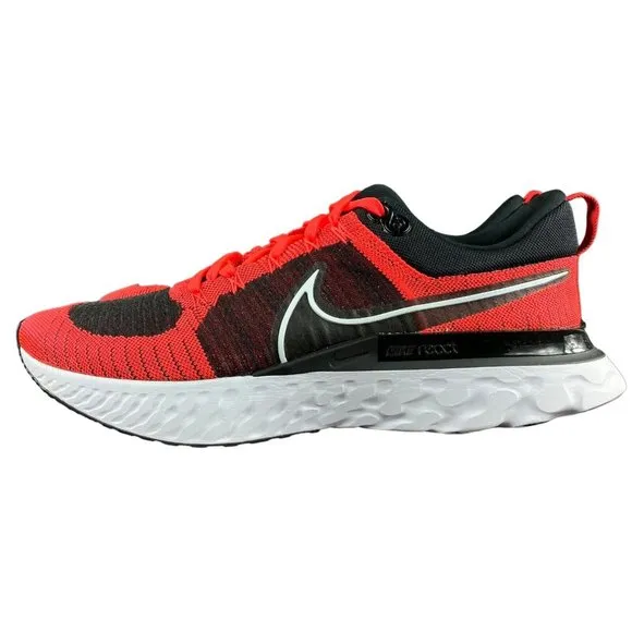 Nike Men's React Infinity Run FK 2 Crimson Black Running Shoes CT2357-600 Sz 14