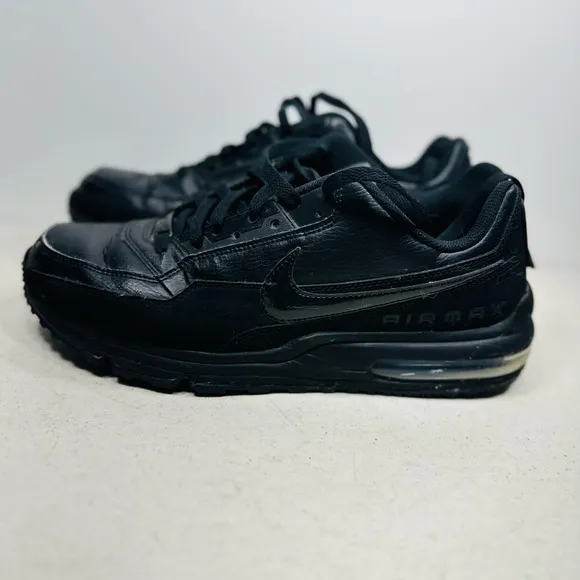Nike Mens Shoes 11.5 Air Max LTD 3 Triple Black Running Gym Sneakers 687977 020