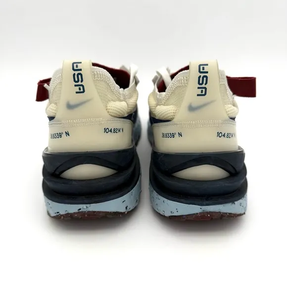 Nike Mens Waffle One Crater Size 11.5 Shoes 'Summit White Blue Void' Running USA