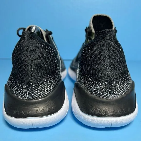 Nike Mens FR Flyknit 2018 Running Shoes in Oreo