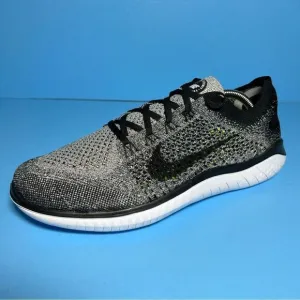 Nike Mens FR Flyknit 2018 Running Shoes in Oreo