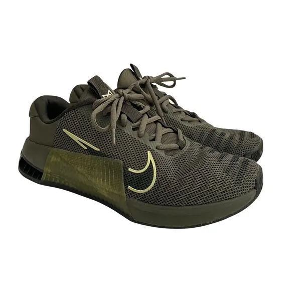 Nike Metcon 9 Ahtletic Workout Shoes Olive Green Sequoia High Voltage Men's 9.5