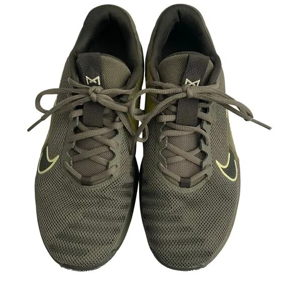 Nike Metcon 9 Ahtletic Workout Shoes Olive Green Sequoia High Voltage Men's 9.5