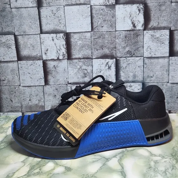 Nike Metcon 9 TB Black Signal Blue Training Shoes Size 9.5