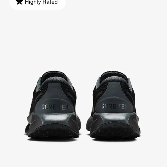Nike Motiva Black Gore Tex walking invisible fit shoes