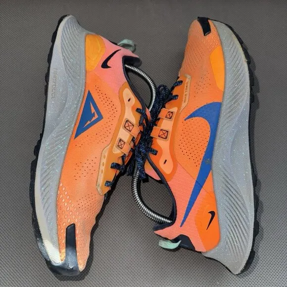 Nike Pegasus Trail 3 Total Orange Running Athletic Hiking Shoes Men’s Size 8