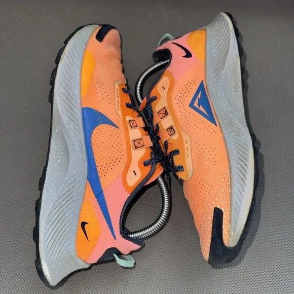 Nike Pegasus Trail 3 Total Orange Running Athletic Hiking Shoes Men’s Size 8