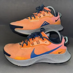 Nike Pegasus Trail 3 Total Orange Running Athletic Hiking Shoes Men’s Size 8