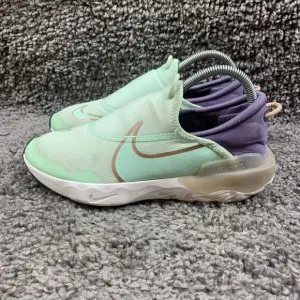 Nike React Flow Running Shoes Mint Foam DD3724 300 Youth 6