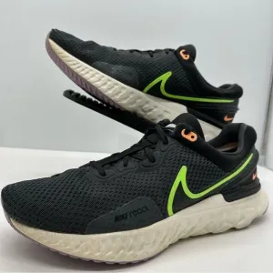 Nike React Miler 3 Mens 13 Running Shoes Sneakers Anthracite DD0490-005