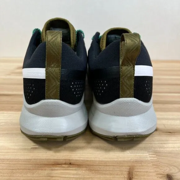 Nike React Pegasus Trail 4 hiking Running shoes mens 12 Black tan green
