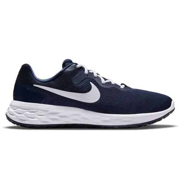 Nike Revolution 6 Next Nature NNDC3728-401 Men's Blue/White Running Shoes NR578