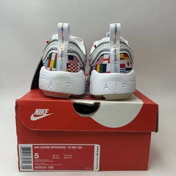 Nike Shoes Air Zoom Spiridon ‘16 NIC QS”International Flag” 2023