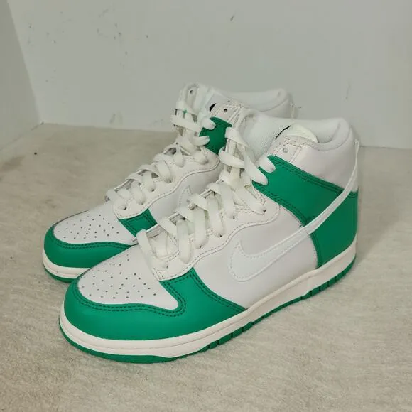 Nike Shoes Kids Sz 6.5 Green DB2179-002 Dunk High Phantom Stadium Basketball