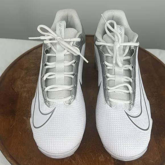 Nike Shoes Mens 10.5 Vapor Edge Shark 2 Fastflex DH5088-102 White Silver Cleats