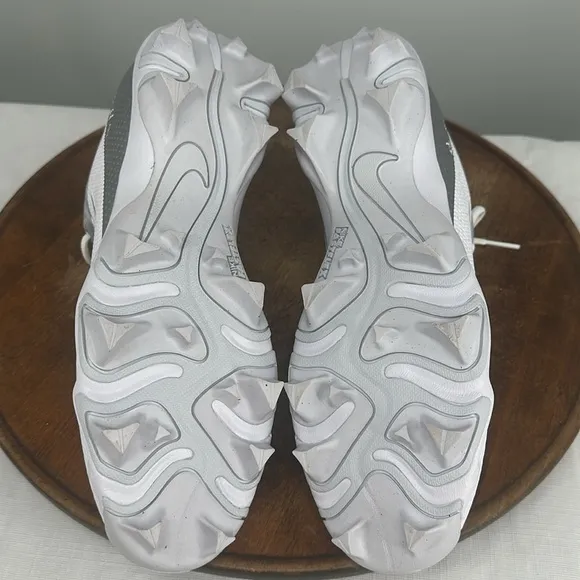 Nike Shoes Mens 10.5 Vapor Edge Shark 2 Fastflex DH5088-102 White Silver Cleats