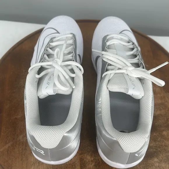 Nike Shoes Mens 10.5 Vapor Edge Shark 2 Fastflex DH5088-102 White Silver Cleats