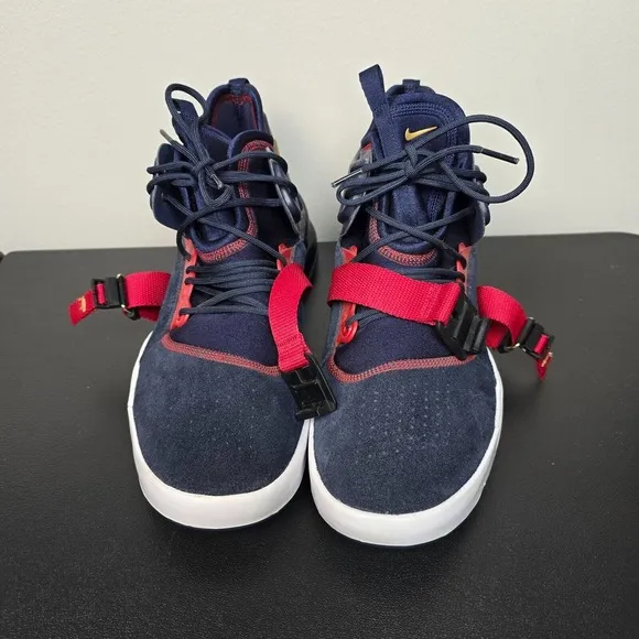 Nike Shoes Mens Size 12 Blue Air Force 270 Olympic Dream Team Strap AH6772-400