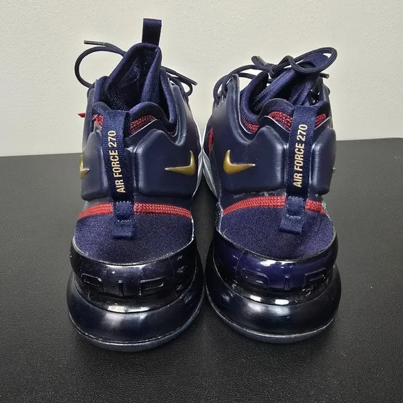 Nike Shoes Mens Size 12 Blue Air Force 270 Olympic Dream Team Strap AH6772-400