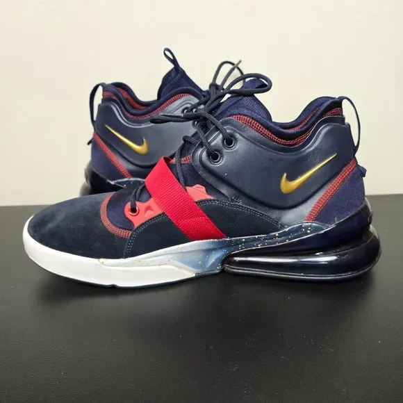 Nike Shoes Mens Size 12 Blue Air Force 270 Olympic Dream Team Strap AH6772-400