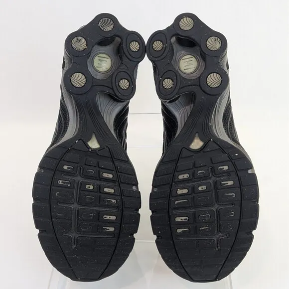 Nike Shox Navina Sneakers Women's 10 | Men's 8.5 Triple Black Sparkle Running