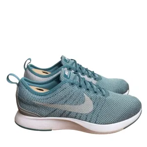 Nike Teal Green DualTone Racer Athletic Running Shoes Sneakers Size 6Y EUC
