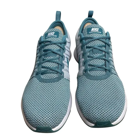 Nike Teal Green DualTone Racer Athletic Running Shoes Sneakers Size 6Y EUC