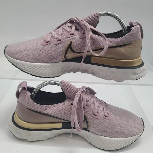 Nike Womens React Infinity Run FK Running Shoes Plum CD4372-500 Women’s Sz 10.5