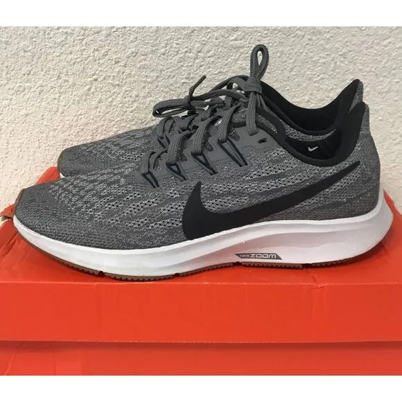 Nike Women's Size 8 Air Zoom Pegasus 36 Running Shoes, Gunsmoke Grey