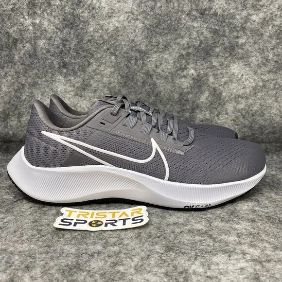 Nike Zoom Pegasus 38 TB Running Shoes Mens 15 Gunmetal White CZ1893-002