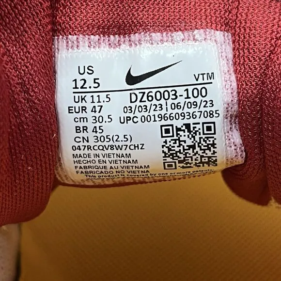 Nike Zoom Pegasus 40 USC Trojans Running Shoes White DZ6003-100 Men’s Size 12.5