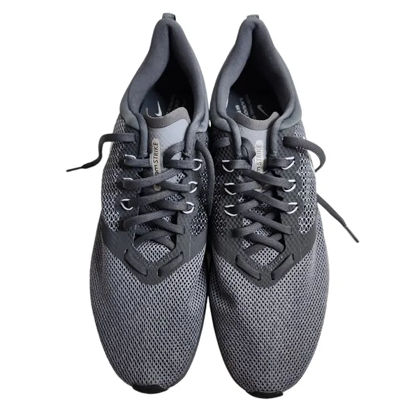 Nike Zoom Strike Running Shoes SZ 12 Dark Grey White Stealth