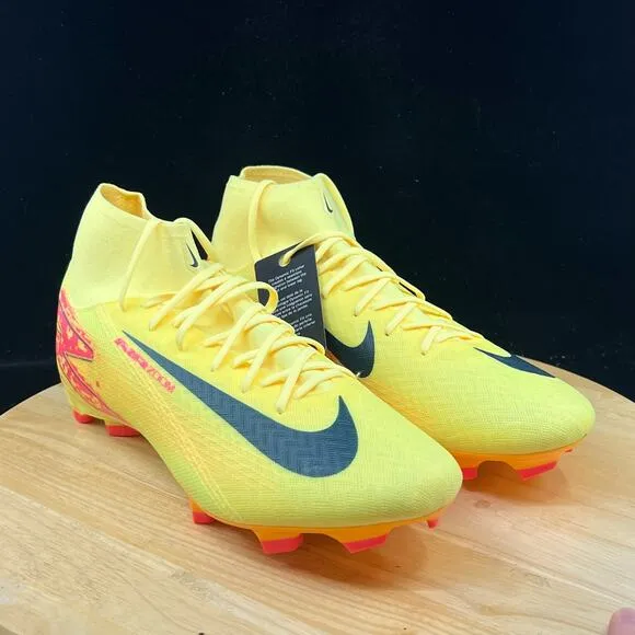 Nike Zoom Superfly 10 Academy Km Fg/Mg Kylian Mbappe Orange Sz 11 [FQ8293-800]