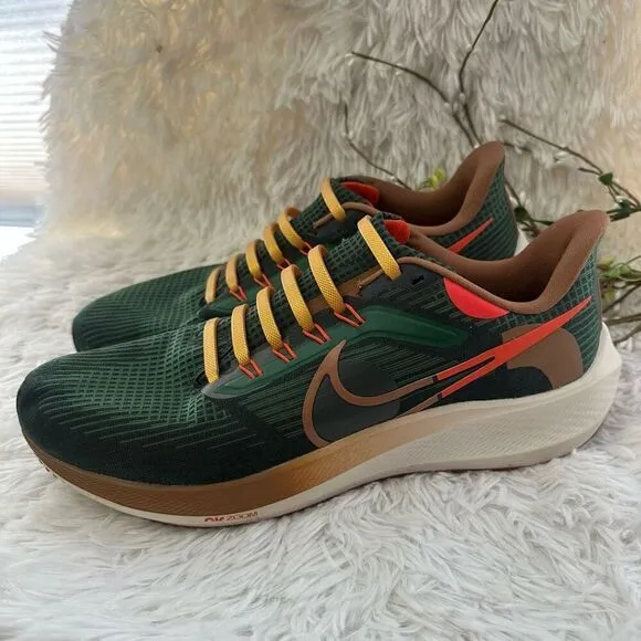 Nike Hola Lou Air Zoom Pegasus 39 A.I.R. Green Running Athletic Shoes 12.5 Mens