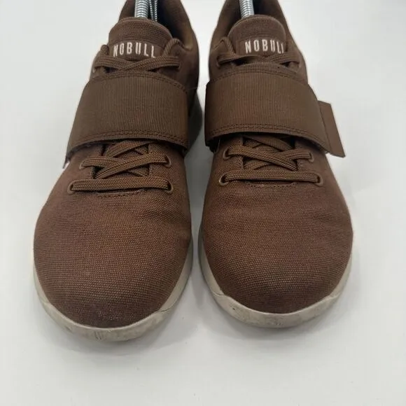 Nobull Men's Brown Toffee Canvas‎ Lifter Strap Athletic Shoes Sz 10