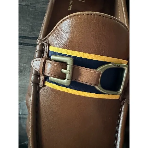 NWOB POLO RALPH LAUREN MEN'S shoes Anders Buckle Bit Loafer