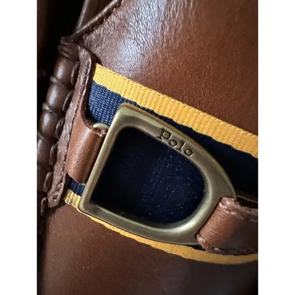 NWOB POLO RALPH LAUREN MEN'S shoes Anders Buckle Bit Loafer