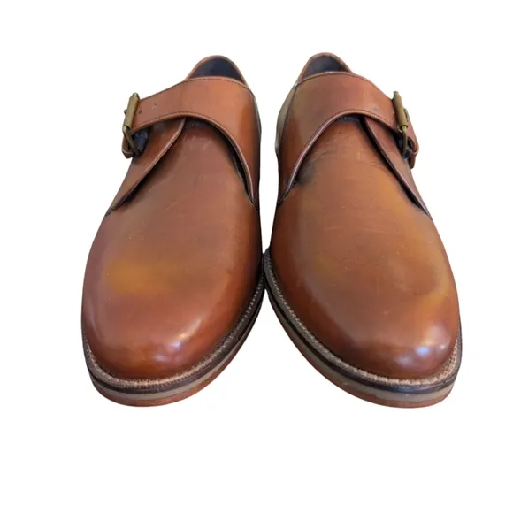 NWOT Cole Haan Mens Woman's Leather Chili Monk Strap Design Sz 10.5