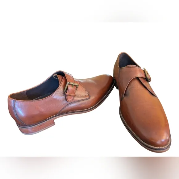 NWOT Cole Haan Mens Woman's Leather Chili Monk Strap Design Sz 10.5