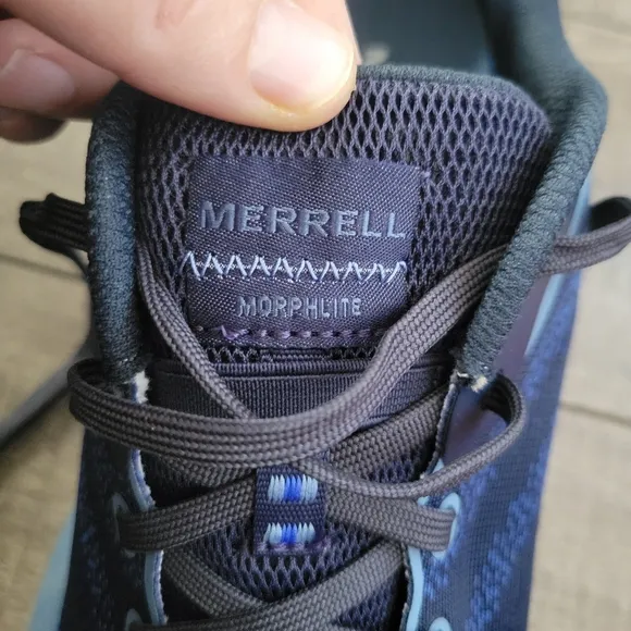NWOT Merrell Morphlite GORE-TEX Men's Blue Running Shoes Size 10.5