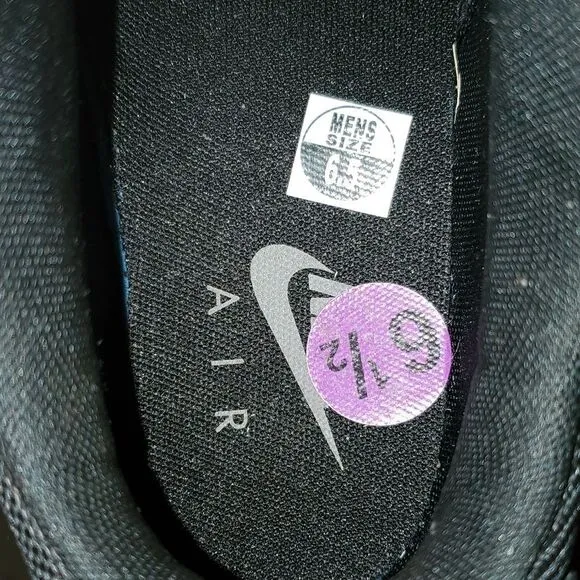 NWOT Nike Triple Black Air Max Running Shoes 6.5 2014