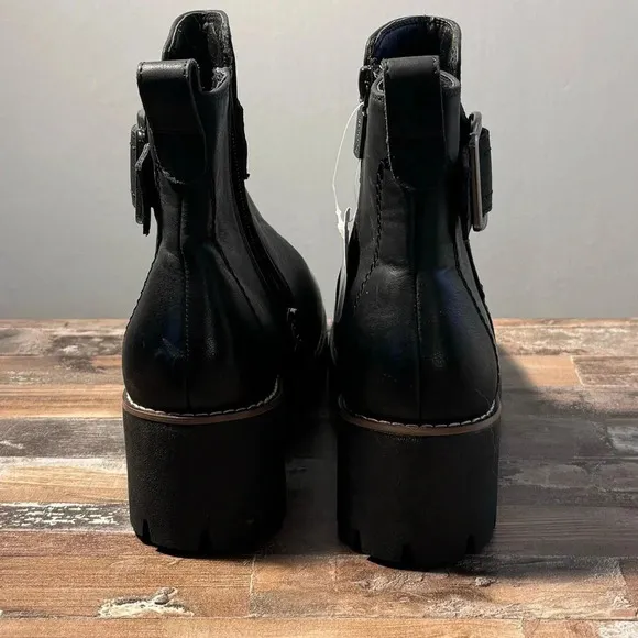 NWT Blondo Black Ankle Boots Waterproof Women Size 6.5