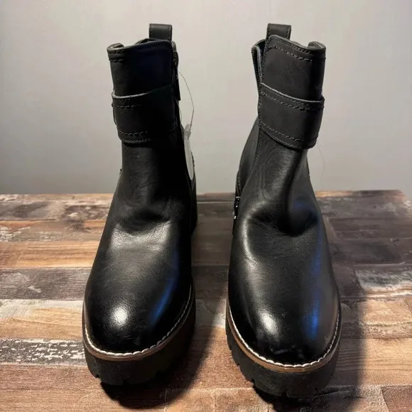 NWT Blondo Black Ankle Boots Waterproof Women Size 6.5