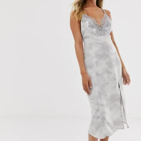 NWT FREE PEOPLE Chasing Shadows Slip Dress  size S