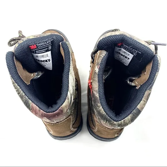 NWT Rocky Hunting Kids Waterproof 3M Boots, 1M