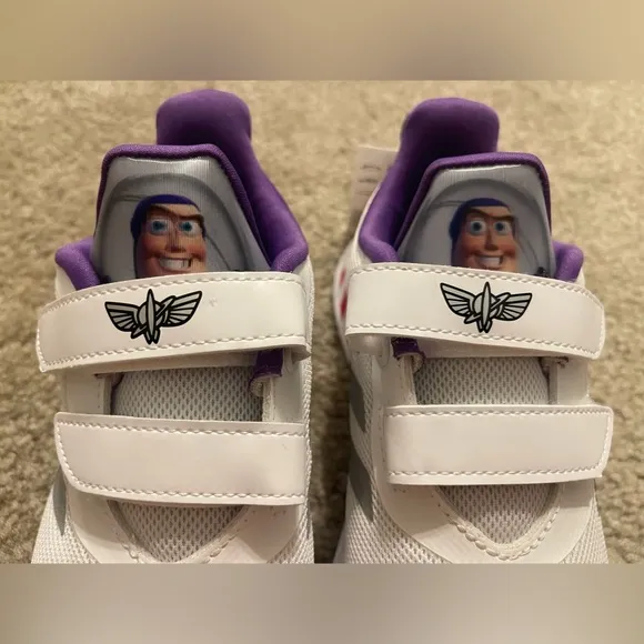 NWT Youth Boy’s Adidas Fortarun Disney Pixar Toy Story Buzz Lightyear Shoes Sz 3
