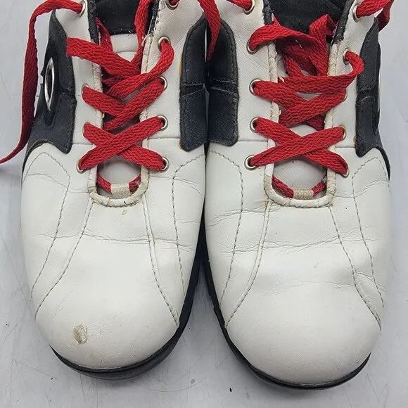 Oakley Mens 9 White Golf Shoes Sneakers Outdoors Summer Sports Outerwear