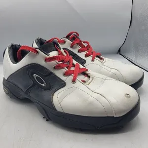 Oakley Mens 9 White Golf Shoes Sneakers Outdoors Summer Sports Outerwear